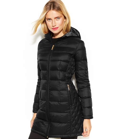 michael kors quilted coat women's|Michael Kors winter puffer jacket.